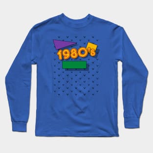 1980s Retro Shapes [Roufxis-Tp] Long Sleeve T-Shirt